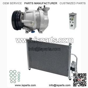 Brand New AC Compressor Kit With Condenser FH271 for 2002 Daewoo Lanos 1.6L