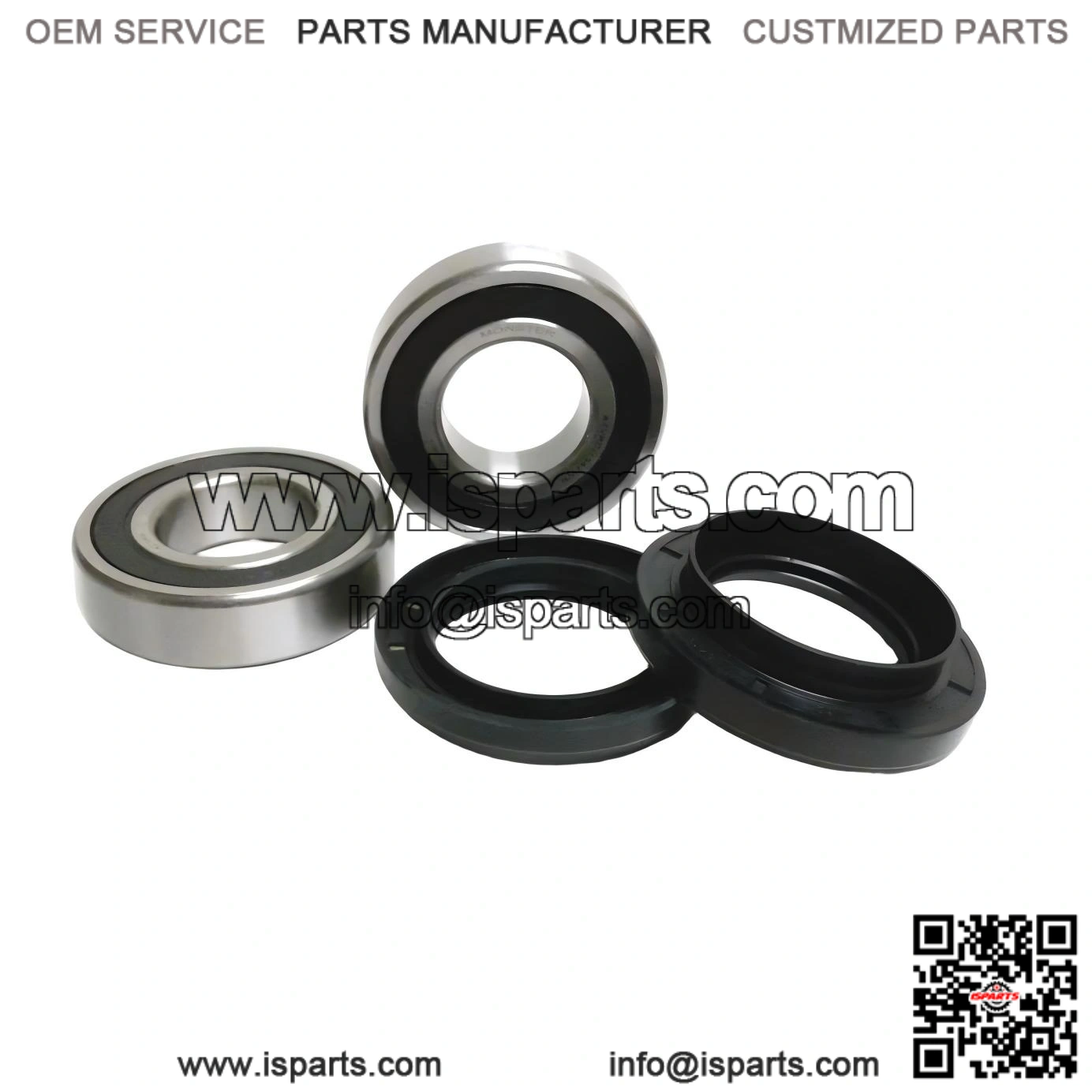 Direct Fit Rear Wheel Bearing Kit ?C Compatible with Rhino 450 / 660 / 700, Part #93306-206Y2-00