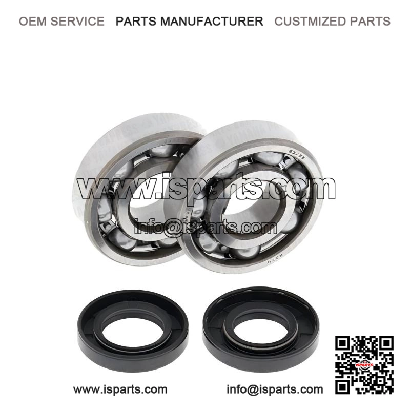 YAMAHA YZ125 YZ 125 X Crankshaft Crank Main Bearings & Seals Kit (2005-2024)