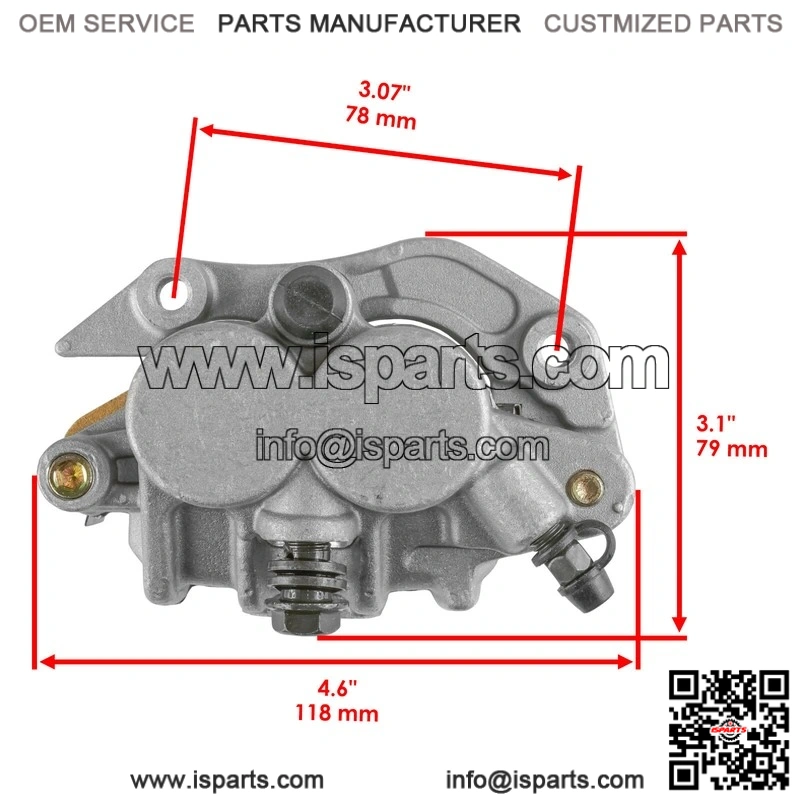 For Yamaha YZ250F 2007-2015 / YZ250 2008-2016 Front Brake Caliper W/Pads - Image 2