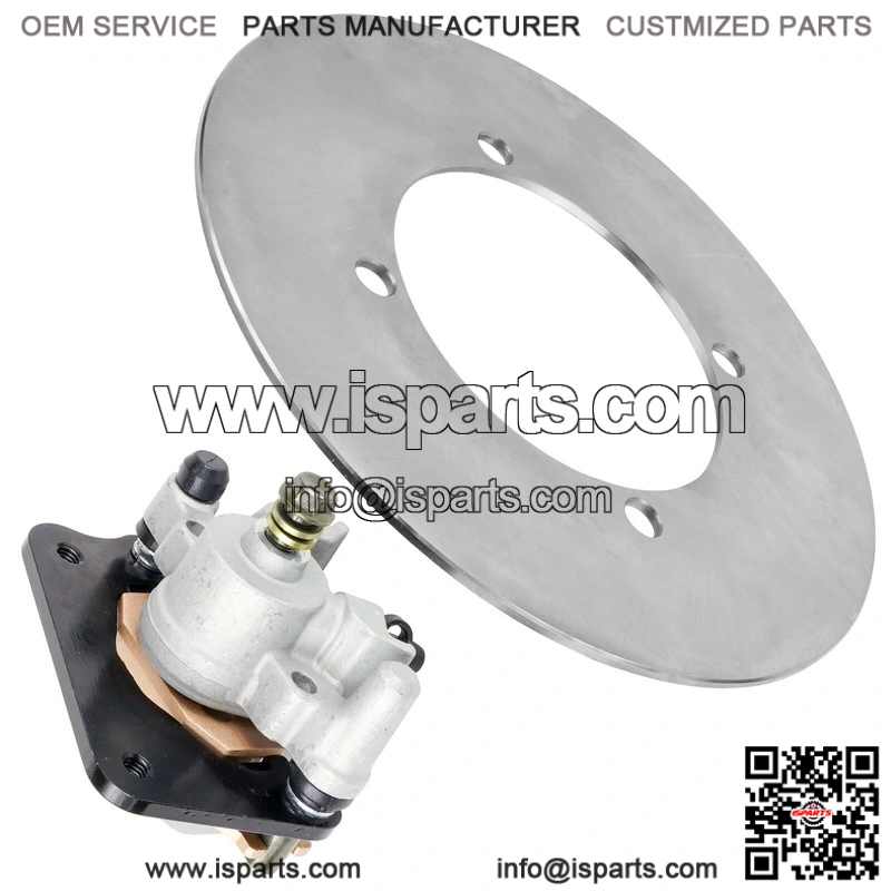 Fits Yamaha Kodiak 450 YFM450F 4x4 2005-2006 Rear Brake Rotor Disc w/ Caliper - Image 3