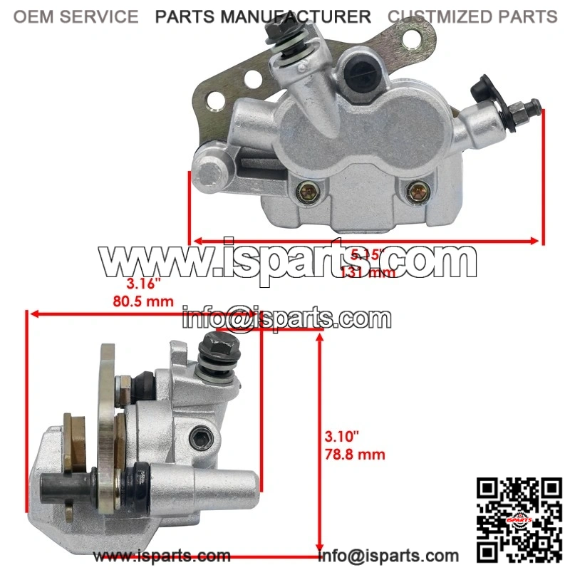For Suzuki LT R450 LTR450 QuadRacer 2006-2011 Front Left Brake Caliper W/ Pads - Image 2