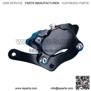 Black Brake Caliper ?C 4 Piston for Harley DNA Midwest FXST & Choppers Glide Front End