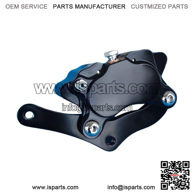 Black Brake Caliper ?C 4 Piston for Harley DNA Midwest FXST & Choppers Glide Front End