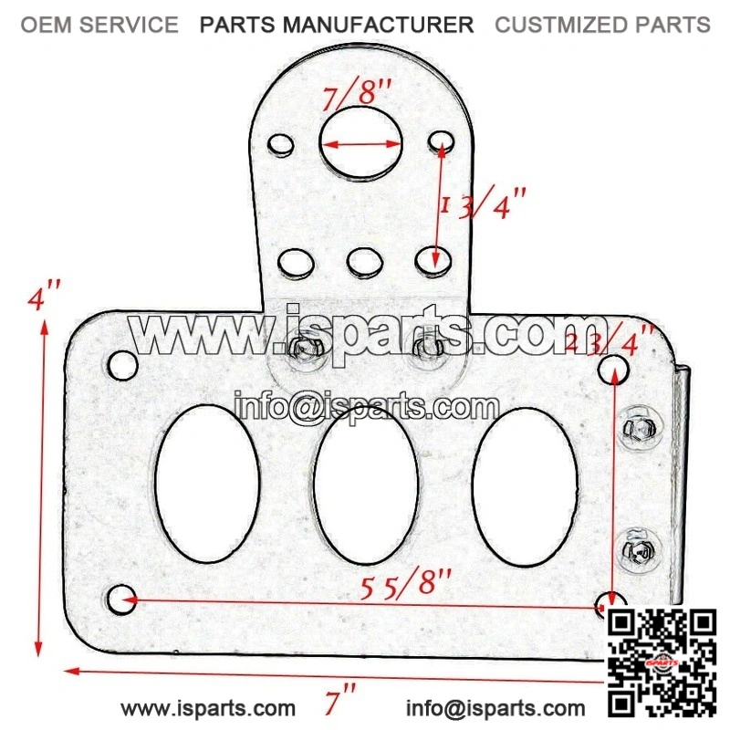 Side Mount License Plate Bracket Holder ?C for Harley Touring Road King - Image 2