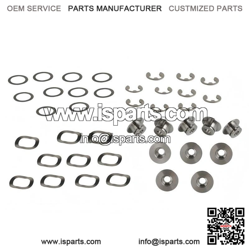 Titanium Alloy Brake Disc Bobbins Kit with Circlips ?C Universal for Motorcycles