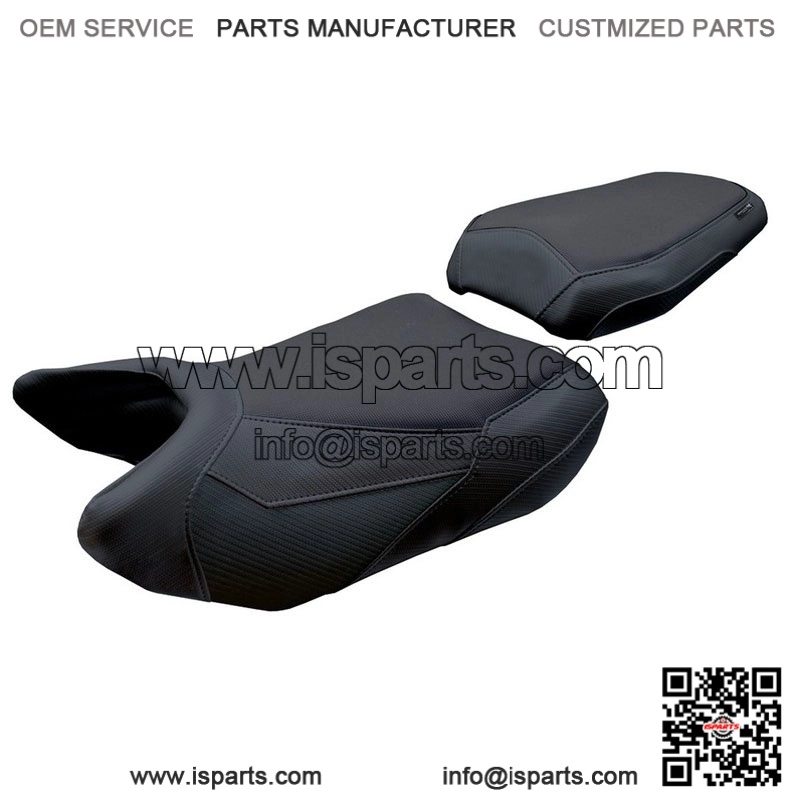 Black Seat Cover for QJ Motor SRT 800 X, S, SX (2023-2025) - Replacement Seat Upholstery