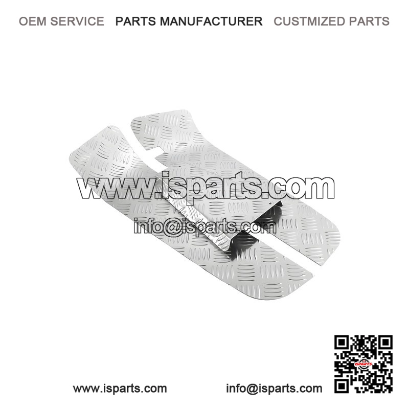 3?PIECE ALUMINIUM CHECKER PLATE SET ?C For Vespa PX80?200, PE, Lusso 1998