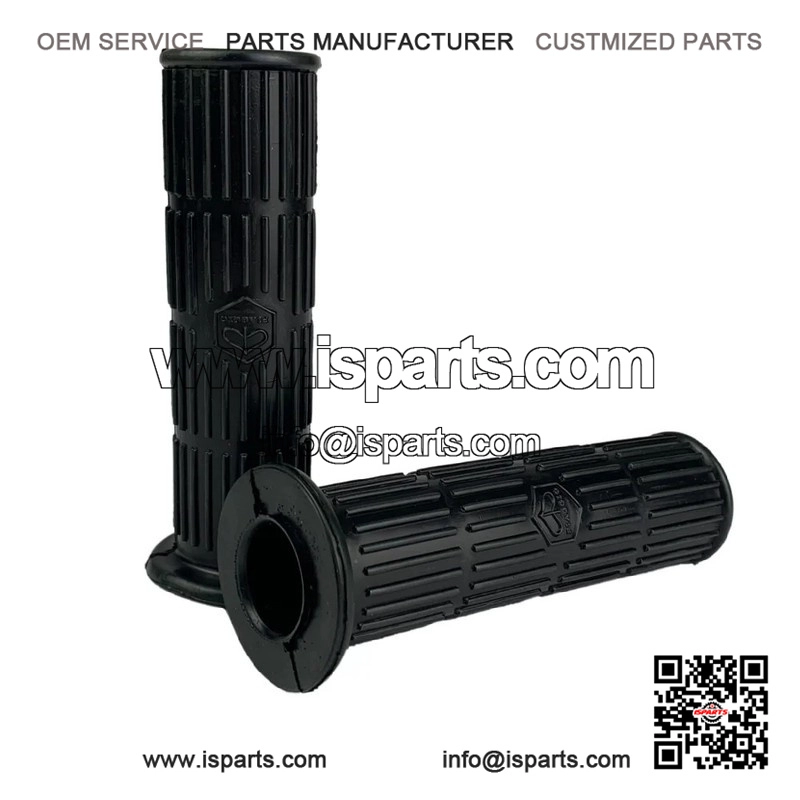 Black Handlebar Grips for Vespa PX, T5, GTR (-1984) & Sprint.