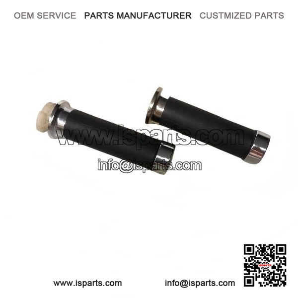 Pair of Knobs with Chrome Studs (CM29003) for VESPA PX 125/150/200.