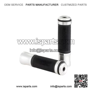 ALUMINIUM RUBBER GRIPS (125mm, ?24mm) ?C For Vespa P80?150X, PX80?200E