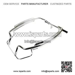 Chrome Crash Bars / Florida Side Panel Rear Protector for Vespa PX & LML 125/150/200.