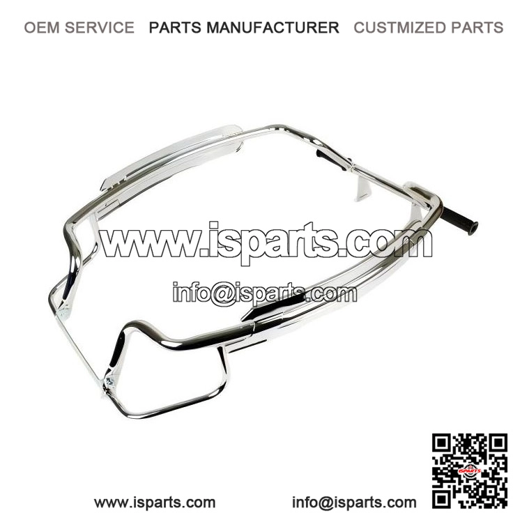 Chrome Crash Bars / Florida Side Panel Rear Protector for Vespa PX & LML 125/150/200.