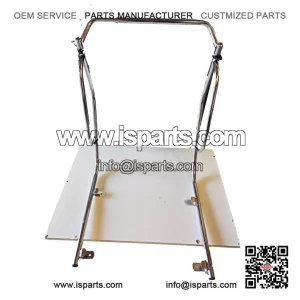 Classic 3-Piece Chrome Crashbar / Side Protection Set ?C No Drilling, fits Vespa PX, PE & T5.