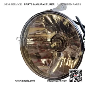 Complete Headlight Assembly with Halogen & LED Parking Bulb for Vespa PX/P/LML/T5 (2001-onwards).