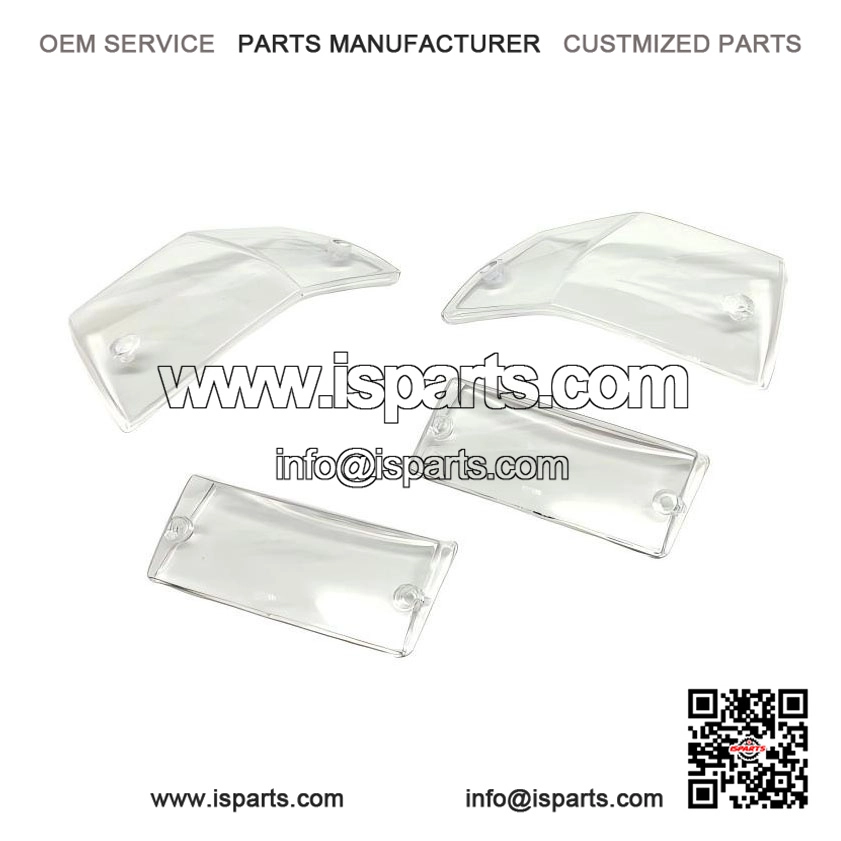 Clear Lexus-Style Front & Rear Indicator Lens Set (Left/Right) for VESPA PX, PE & T5.