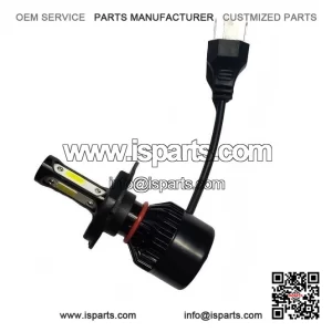 H4 12V 35/35W Halogen Headlight Bulb in Black LED Style for Vespa PX Disc, LML Star & GTS etc.