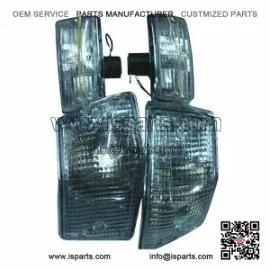 Set of 4 Clear Front & Rear Indicators ?C fits VESPA PX, LML, STAR & STELLA.