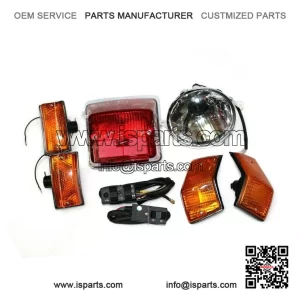 Headlight, Taillight & 4 x Orange Indicator Switch Set for Vespa PX & LML.