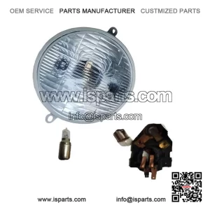 Complete Headlight with Halogen Bulb and Holder for VESPA PX, LML & T5.