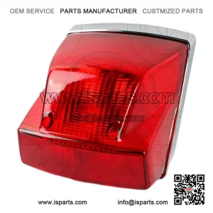 Stop Light / Taillight with Chrome Trim for PIAGGIO VESPA PX 125/150/200 (1998-2008).