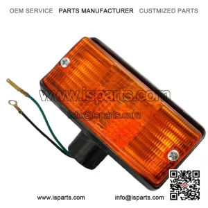 Complete Orange Left Indicator (Piaggio) for Vespa PX 125/150/200 E.