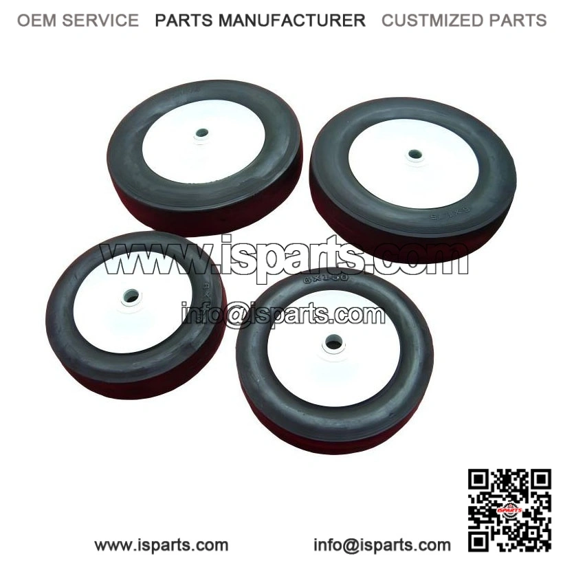 Lawn Boy Steel Ball Bearing Wheels Set ?C Includes 2 x 8" and 2 x 6" - Image 2