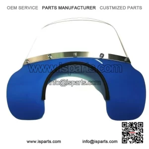 Solid Blue Flyscreen / Fly Wind Screen Mod for Vespa PX & LML.