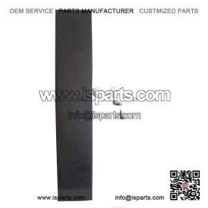 Matte Black Plastic Front Mudguard Crest (185mm Lusso type) for Vespa PX 125/150/200 & LML.