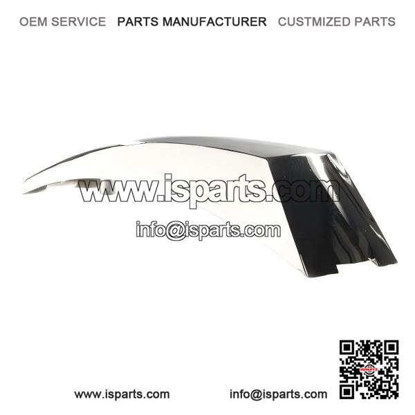 Chrome Front Mudguard Crest for VESPA PX125E, PX150E & PX200E.