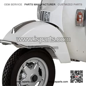 Original Chrome Finish Fender for Piaggio Vespa PX 125/150 (2011-2017).