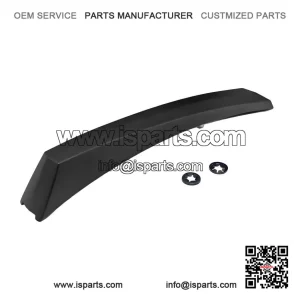 Black Aluminium Front Fender Crest, First Series Vespa PX 125 150 200