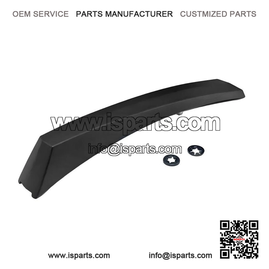 Black Aluminium Front Fender Crest, First Series Vespa PX 125 150 200