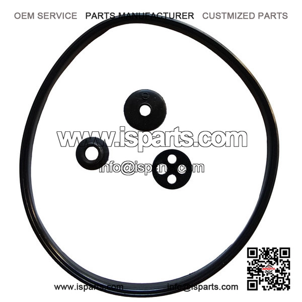 Carb Box Rubber Gasket & Grommet Kit for Vespa PX, P, LML, Rally & Sprint Models.