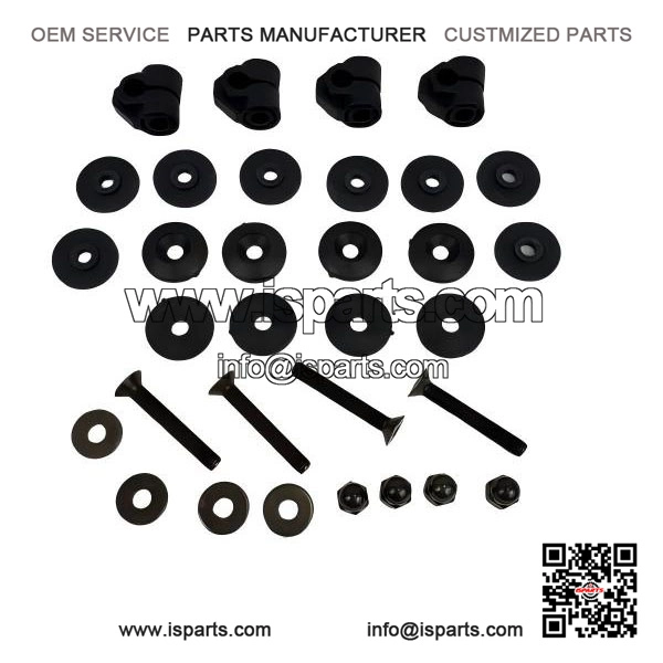 Knobs / Spacers / Bolts for Windscreen Mounting Kit ?C fits Vespa PX-PE.