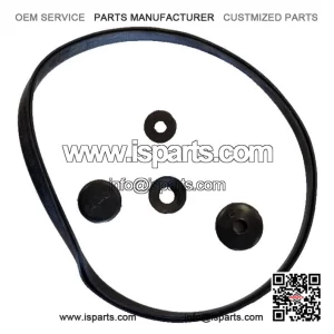 5-Piece Carburettor Box & Fuel Tap Rubber Sealing Kit for Vespa PX & LML.
