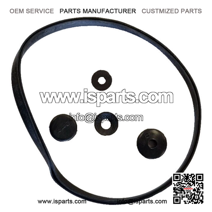 5-Piece Carburettor Box & Fuel Tap Rubber Sealing Kit for Vespa PX & LML.