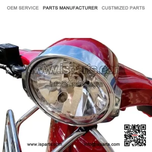 Chrome Headlight Surround (146mm) for Vespa PX & LML 125/150/200.