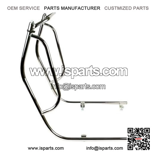 Chrome Legshield Crashbars / Side Floor Protectors for Vespa PX & LML 125/150/200.