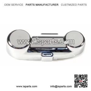 Embossed Chrome Plastic Front Fork Suspension Arm Cover (1984-2016).