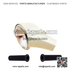 Handlebar Top Cover, Headlight Lamp & Handle Grip Set for Vespa PX, Star, Stella & NV.