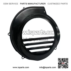 Black Flywheel Cover (Electric Start Model) for Piaggio Vespa PX80 & PX125-200.