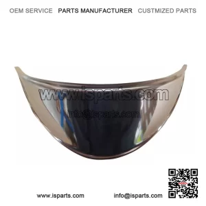 Polished Stainless Steel Headlight Peak / Mirror (155M) for Vespa PX, LML & Rally.