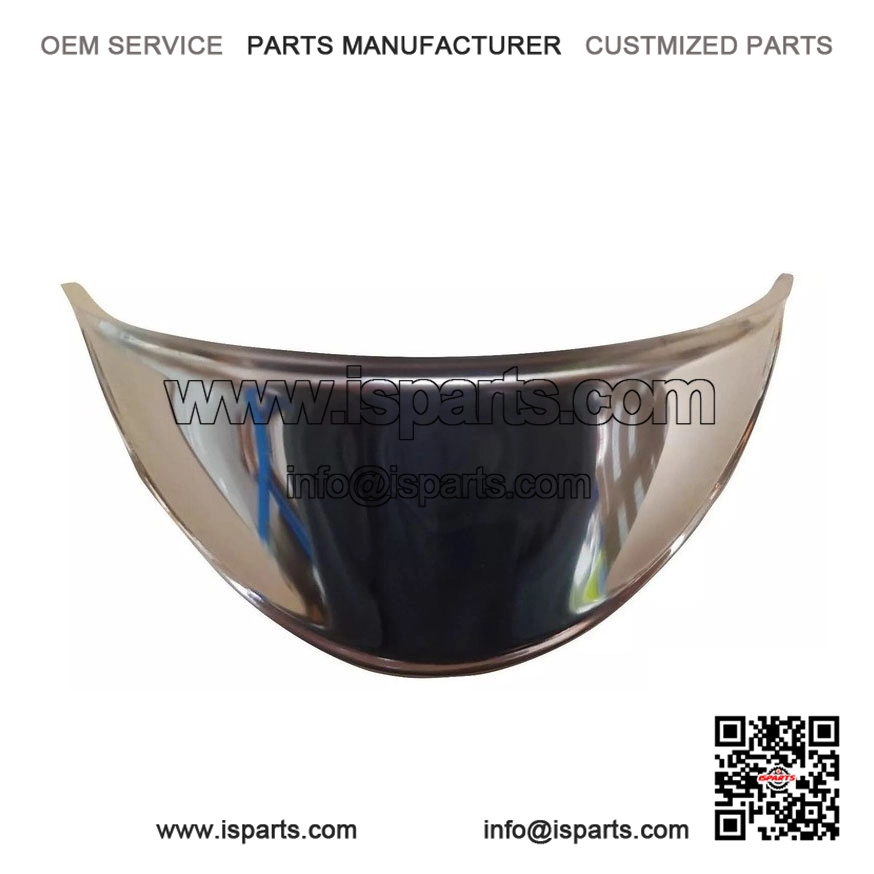 Polished Stainless Steel Headlight Peak / Mirror (155M) for Vespa PX, LML & Rally.
