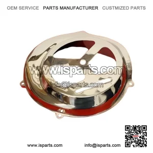 GS-Style Polished Stainless Steel Flywheel Cover, Vespa PX125E, PX150E, PX200E Elestart