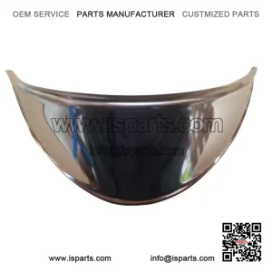 7?INCH POLISHED STAINLESS STEEL HEADLIGHT PEAK / LAMP SHADE ?C For Vespa PX, LML