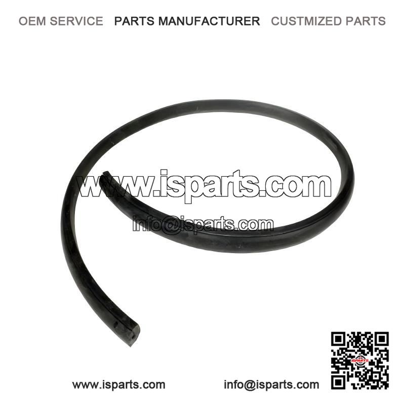 Left Hand Side Panel Rubber in Black for Vespa PX & T5.