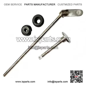 Set of 4 Petrol Lever / Fuel Choke Rubbers and Clips for Vespa PX, LML, Star & Stella.