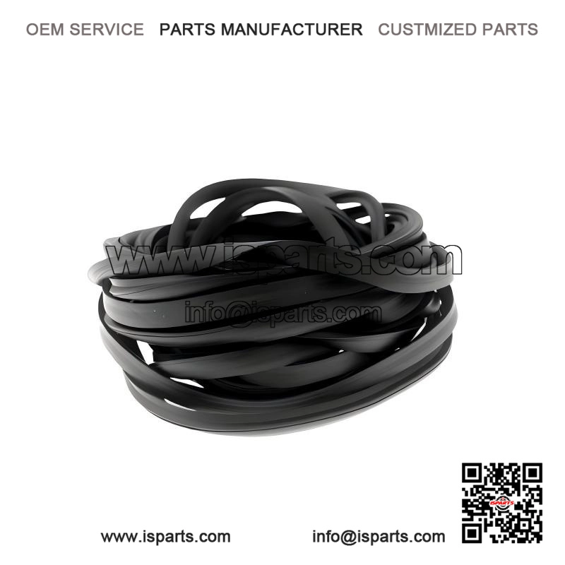 Black Rubber Edge Protection for Piaggio Vespa PX / PE.