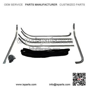 Mat Retaining Strip Set & Carpet Pedal Kit, Piaggio Vespa PX 125, 150, 200